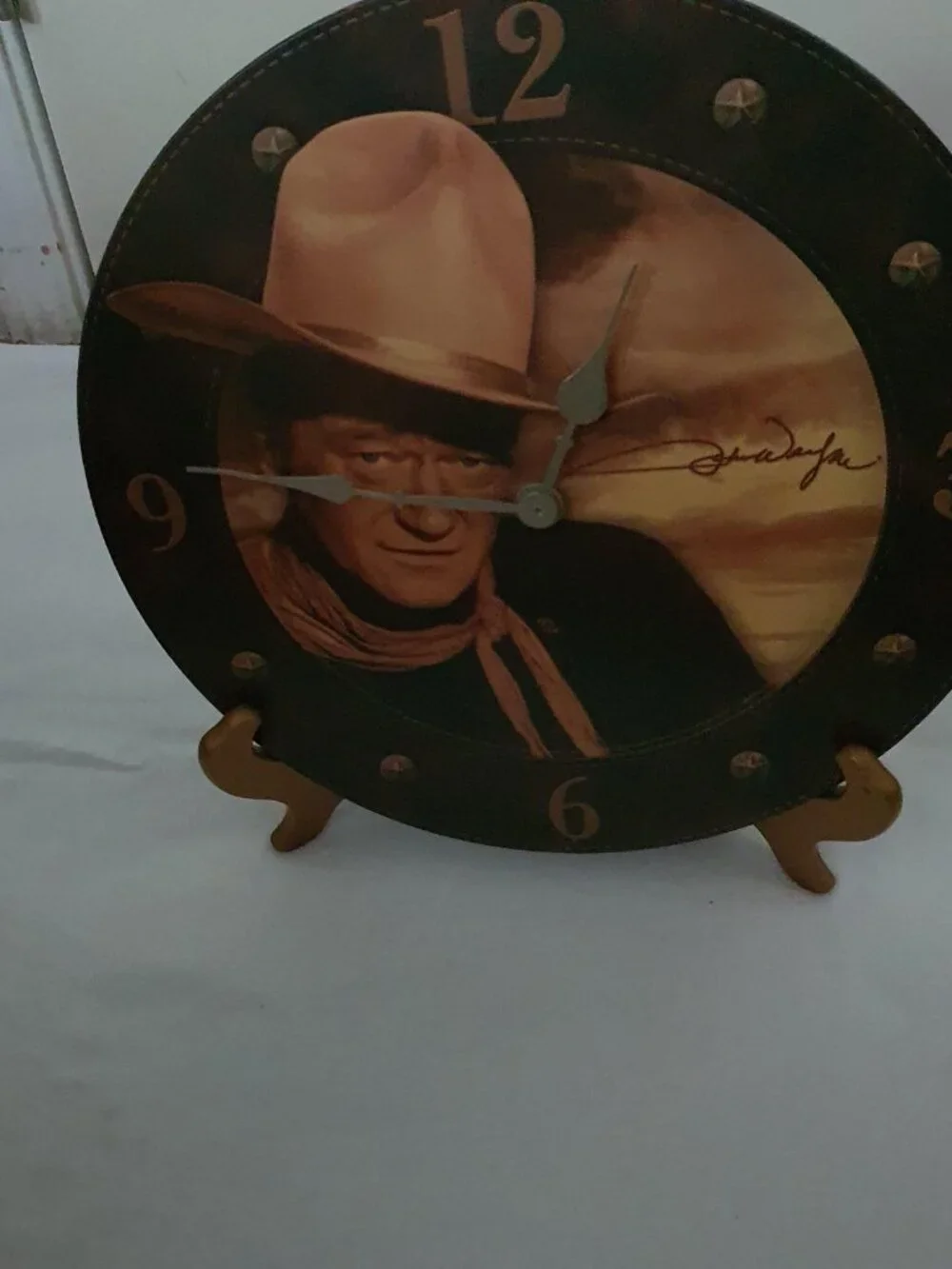 Collectors John Wayne Wall Clock